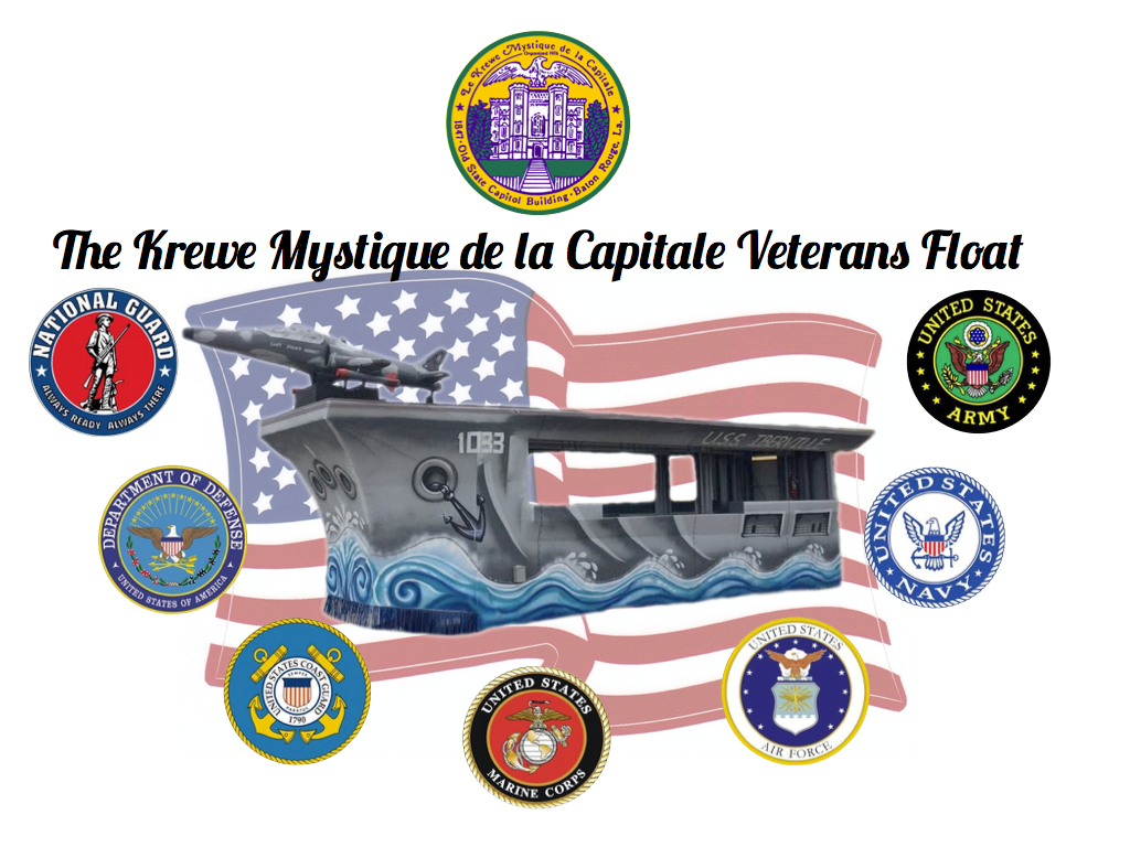 Krewe Mystique Veterans Float